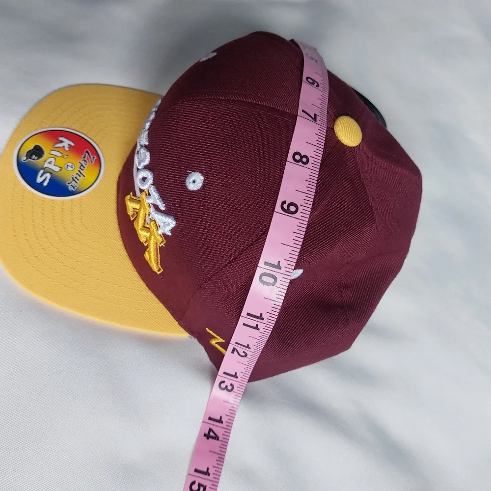 Zephyr Youth Maroon‎ and Yellow Kids Cap